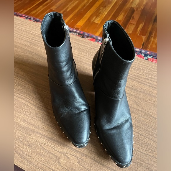 Ankle boot w/studs and side zip - Picture 2 of 5
